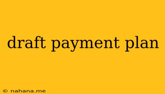 draft payment plan