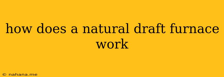 how does a natural draft furnace work